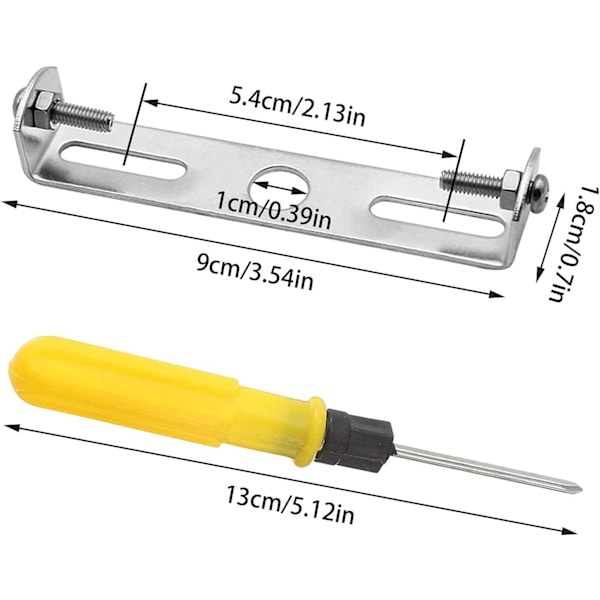 4-pakning 90mm taklampebrakett for taklampe