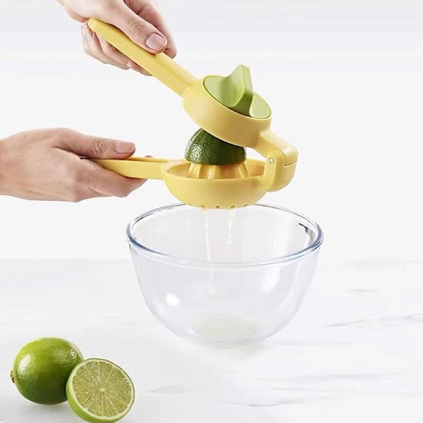 Sitruspresse med dobbel funksjon, sitron lime appelsin juicer