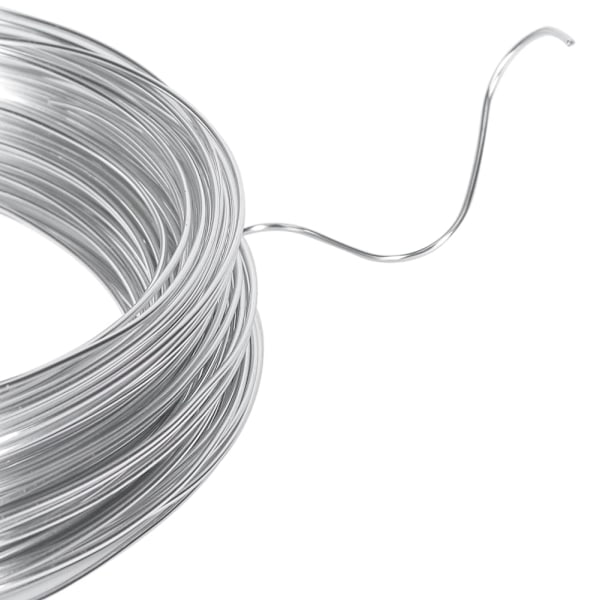 18 gauge 1 mm aluminium håndværkstråd (165 fod) - bøjelig metaltråd