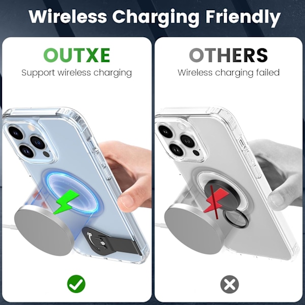 2-pack Ultratunt Telefonstativ, Universellt Stativ för Mobilskal Vertikalt/Horisontellt Roterbart Metalltelefonstativ för Skrivbord för iPhone 15/14/13/12/
