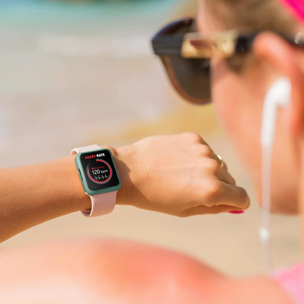 2-pak blødt etui til Apple Watch Series 8 7 SE 6 5 4 40 mm