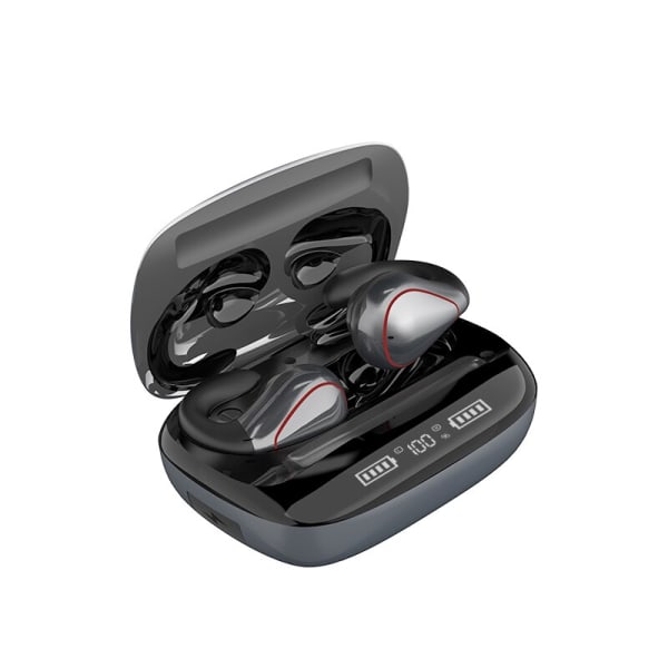 T20 TWS trådlös hörlur Bluetooth 5.0 Stereo Ear Gray