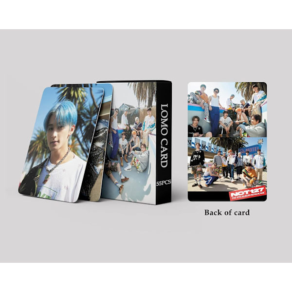 NCT 127 fotokort 55 st NCT 127 Ay-Yo nya albumkort Poster Mini fotokort NCT 127 fotoalbum för fans