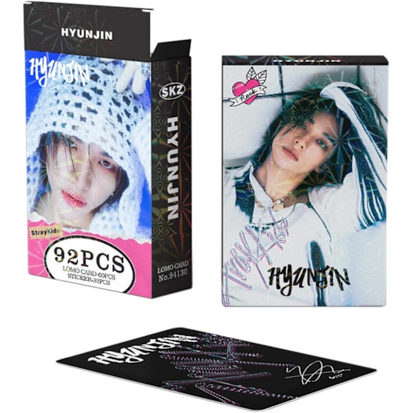 Kpopbp Stray Kids Fotokort 60 st Skz Rock Star Album Phot Hyunjin