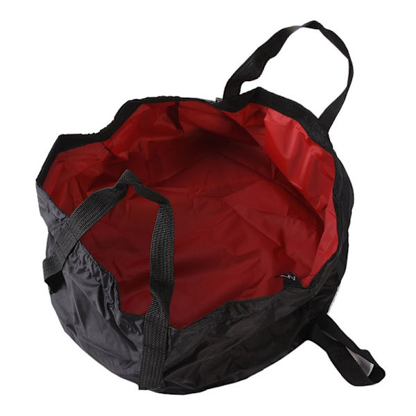 8,5 L Utomhus Bärbar Handfat Hink Skål Rese Vikbar Camping Tvättställ Ultralätt Handfat Tvättpåse Vandring Vattenhink Green