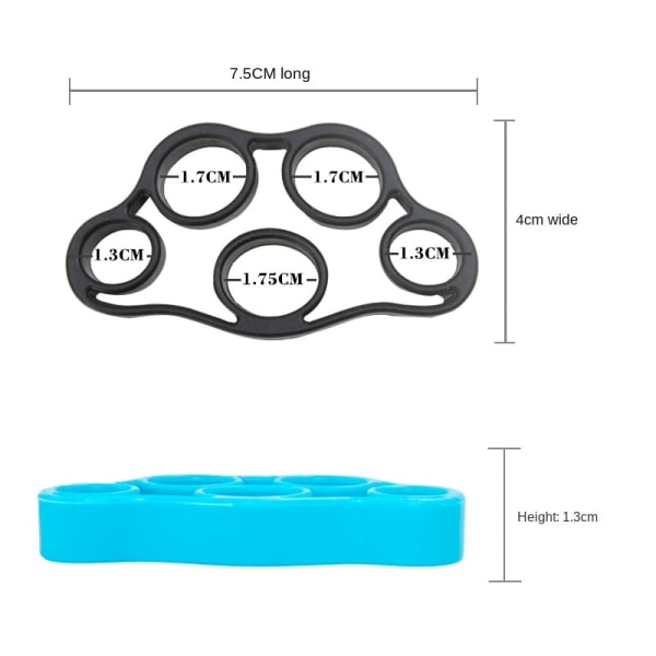 Handgrepp Resistens Expander Enhancer Silikongrepp Träning & träning Rehabilitering Tränare Gym Finger Tränare Fitness 8.8LB