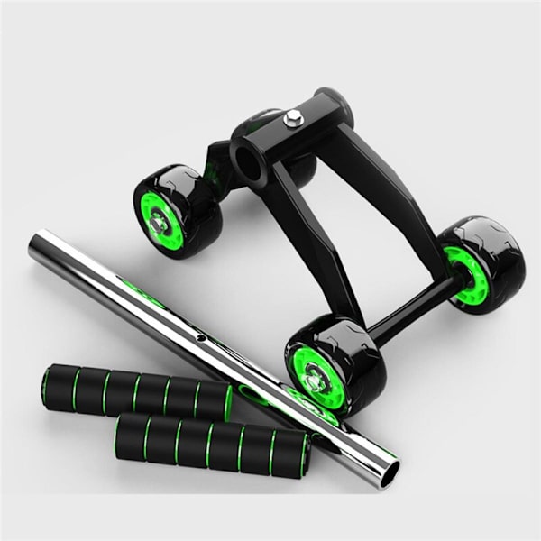 Fyrhjulig Abdominal Wheel Ab Roller Halkfri Ar Green