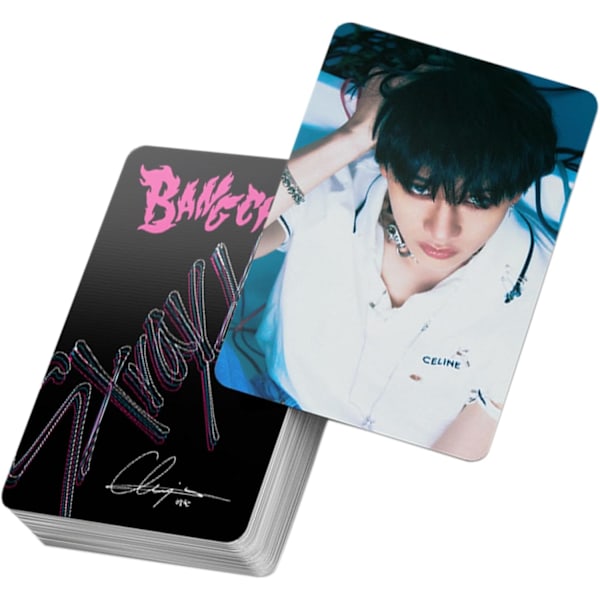 Kpopbp Stray Kids Fotokort 60 st Skz Rock Star Album Phot El Bang Chan