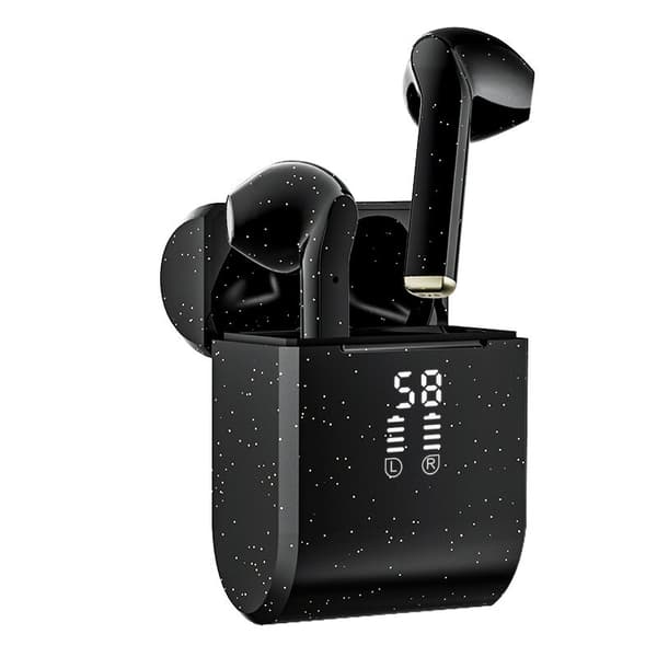 M5 TWS Bluetooth hörlurar Trådlösa hörlurar Blå Silver