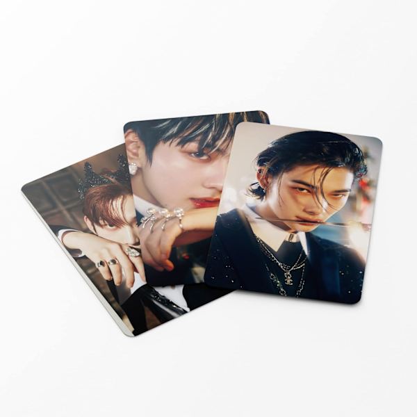 Kpop ENHYPEN Paket med 55 fotokort ENHYPEN Lomo Cards ENHYPEN Dark Blood New Album Lomo Cards ENHYPEN Poster Cards for Fans (FULL)