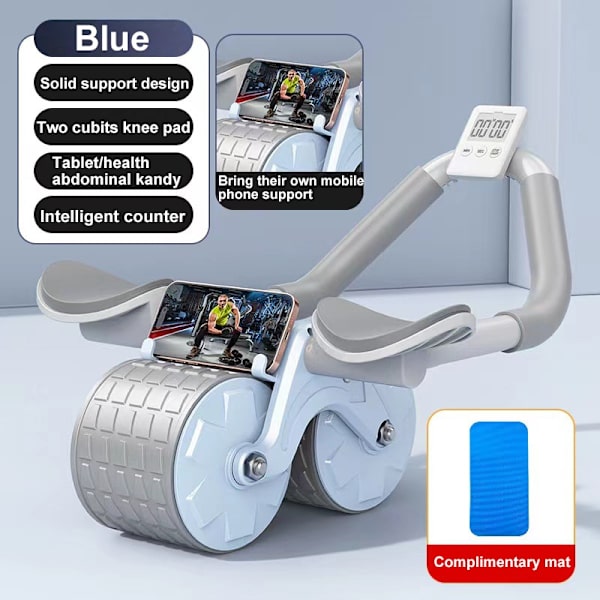 Armbågsstöd Bukhjul Hem Automatisk Rebound Blue counter