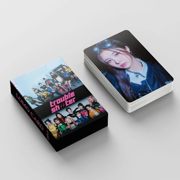 55st/ Set Kpop LE SSERAFIM fotokort Jimin ID Chaos lomo Kort Kep1er FELSÖKARE Fotokort 01