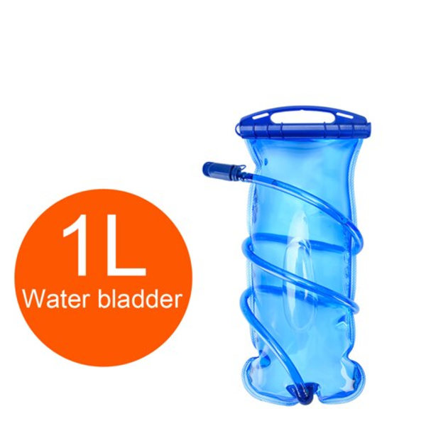 Vattenpåse 1L 1,5L 2L 3L Vattenblåsreservoar vätskebehållare Pack Förvaringspåse BPA-fri löpande vätskeväst Ryggsäck 1 L water bladder