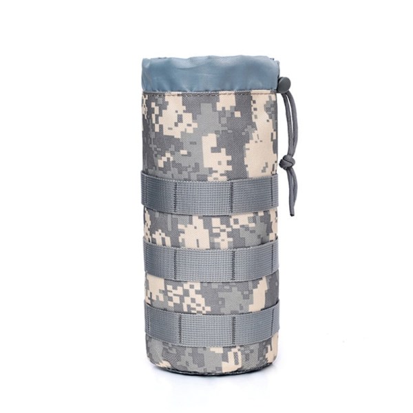 Taktisk Molle Vattenflaska Väska Hållare Utomhus Resor Camping Vandring Cykling Fiske Jakt Vattenflaska Kittelhållare style 1 ACU