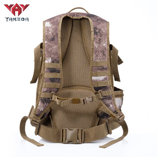 Utomhussport Militär Fläkt Ryggsäck Vattentät Bergsbestigning Ryggsäck med stor kapacitet Kamouflage Taktisk ryggsäck 20-35L Black