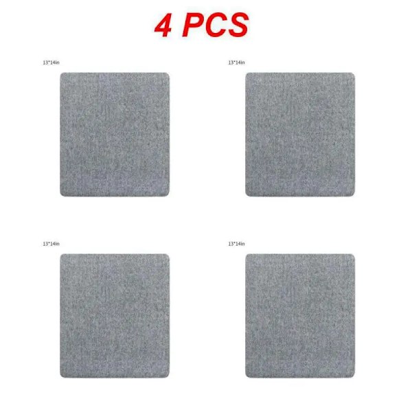 1~5PCS tum tjock strykullsdyna Bärbar högtemperaturbeständig strykbräda Effektiv ullpressmatta för resor Style B 4pcs