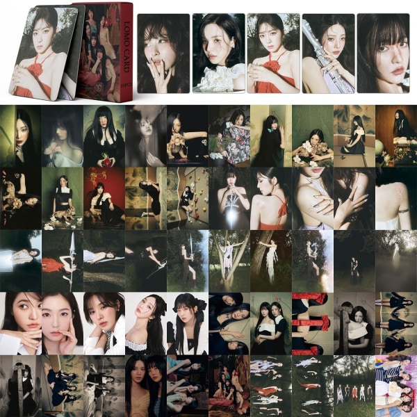 Red Velvet Lomo Cards 55st Red Velvet Chill Kill New Album Red Velvet Mini Lomo Cards Red Velvet Photocards for Fans Present