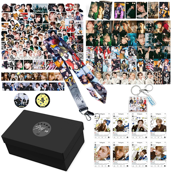 Kpopbp Stray Kids 5 Star Album Merch Presentförpackning Set