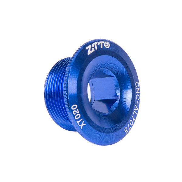 ZTTO MTB Mountain Bicycle Bottenfäste Cap Vevarm Bolt Skruv M20*10 Road Bike Vevsats Skruv För delar Cykeltillbehör M20 BLUE