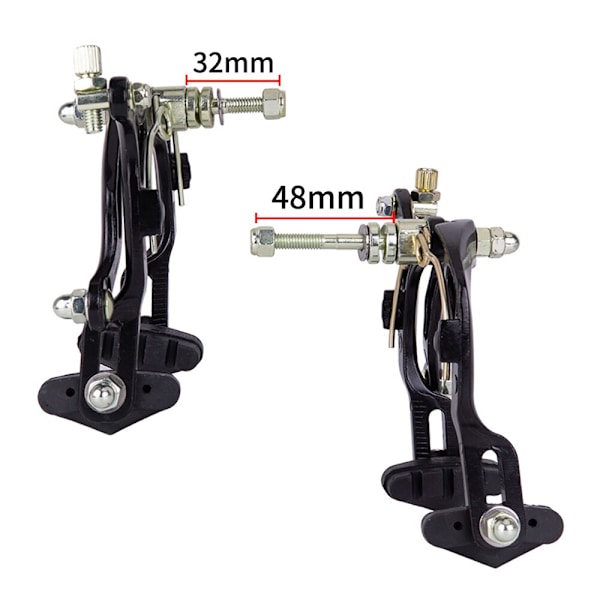ZTTO Cykelbroms Cykelbroms Aluminiumlegering Sidodragok Fram Bak Med Bromsbelägg C Bromsskor Bromsok C Clip C brake Front - Rear