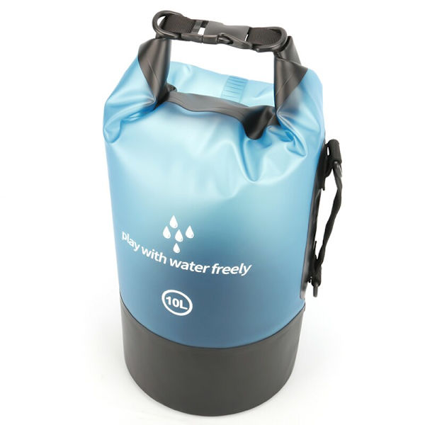 PVC Vattentät Väska 5L 10L 20L Utomhusbadväska Dykning Kompressionsförvaring Torrväska För Man Kvinnor Kajakryggsäck Dark blue 5L