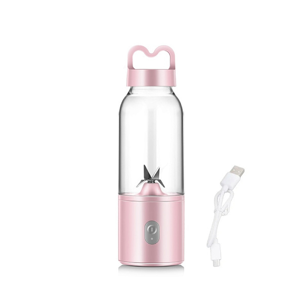 Mini Fresh Juice Uppladdningsbar Blender Smoothie Portabel Juicer Blender Matberedare USB Citrus Vitamer Emon Fruktmixer Cup white 400ml