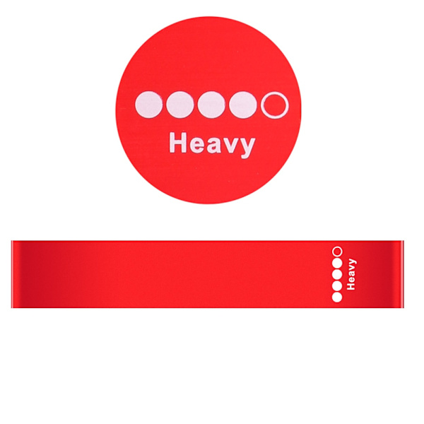 1st Unisex Fitness Elastiskt Band för Sport Ben Lår Glutes Butt Squat 3 Nivåer Resistance Gym Band för bred träning rubber red 35lb
