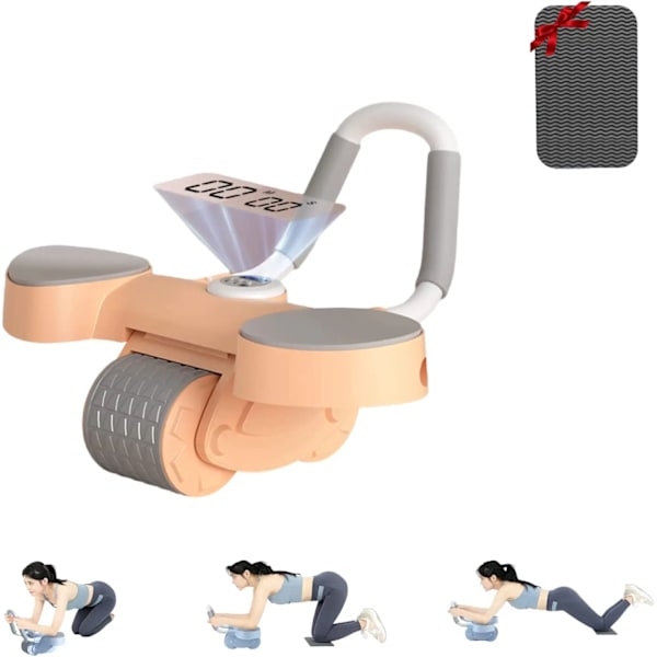 2023 Ny design Automatisk Rebound Maghjul Armbågsstöd Magmuskelhjul Fitness Hem