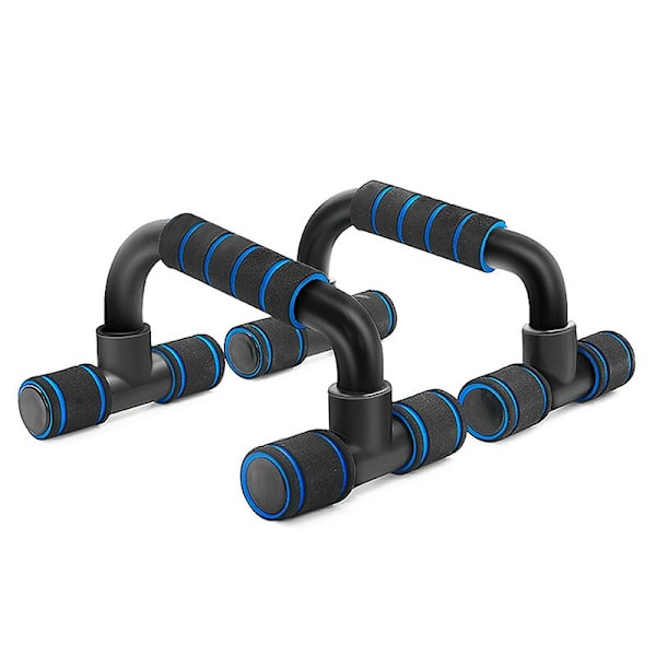 Halkfri Träning Gym Arm Hem Stativ Handtag Stänger Muscle Pushup Bröstställ Power Fitness Utrustning Kroppsbyggande Push Training Up YD08-Blue