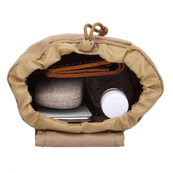 Vikbar Tactical Molle Magazine Dump Drop Pouch Vikbar militär utomhusjakt Utility Recovery EDC Tool Ammo Midjeväska MC
