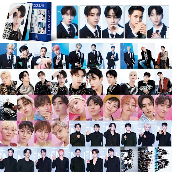 55st/kartong Kpop gidle I LOVE lomo cards straykids 2023 S318 fotokort jin två gånger fotokort Dream-1