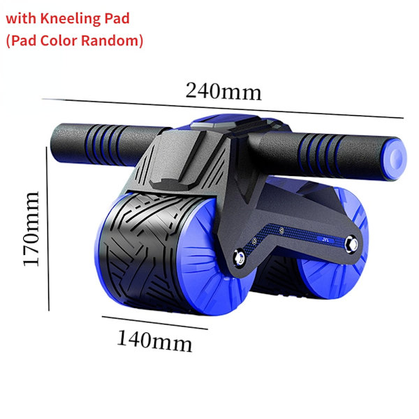 ABS Wheel Roller Automatisk Rebound Buke Stum Buke Roller Training Tränare Armmuskler Kroppsbyggande Fitness Style D Blue