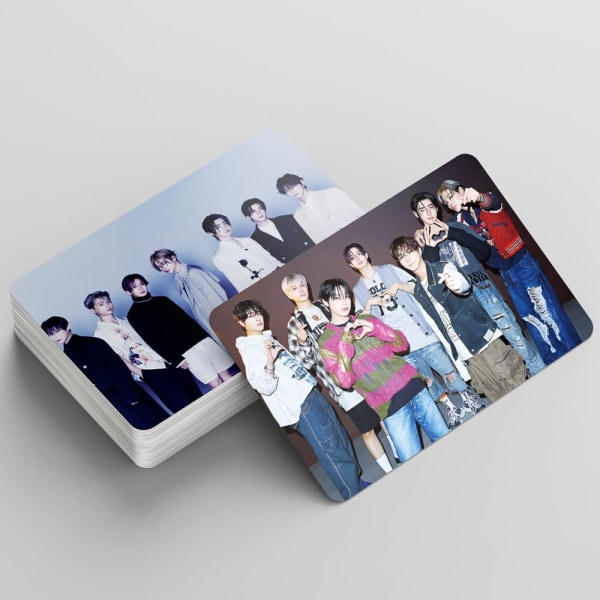 55 st KPOP ENHYPEN Lomo-kort ENHYPEN Enniversary 2023 Album ENHYPEN Present Merchandise Gratulationskort för fans