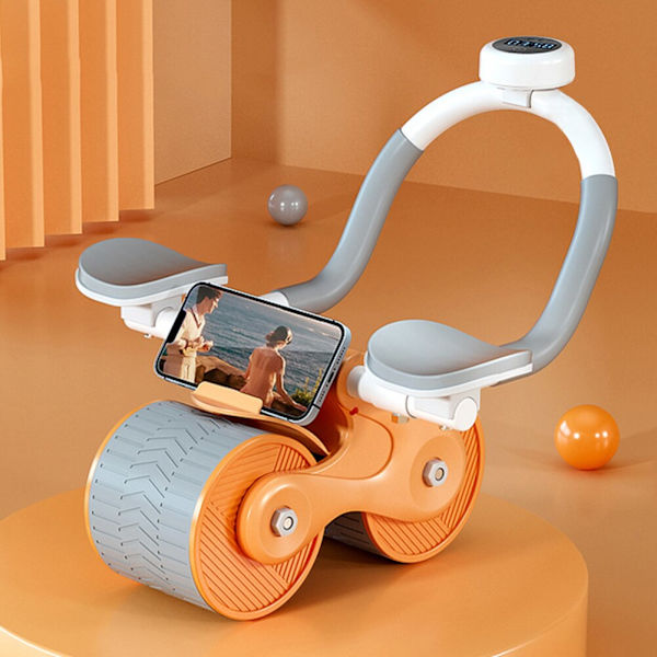 2in1 Automatisk Rebound Belly Wheel Bukhjul Orange timer