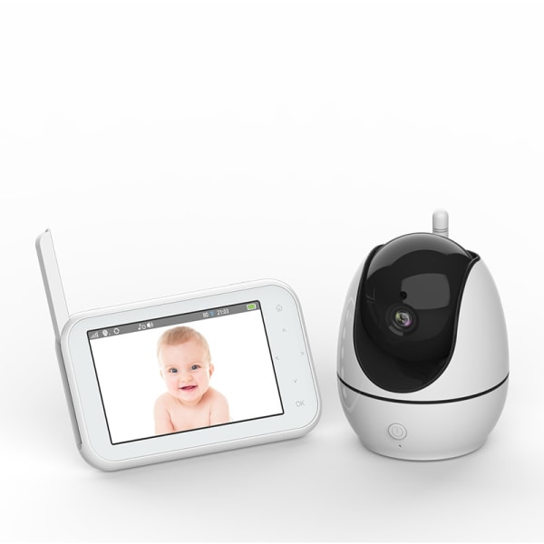 4,5 tums Baby Monitor Baby Care Device Baby Monitor Tvåvägs Voice Intercom Support Tf Card European Regulation EU