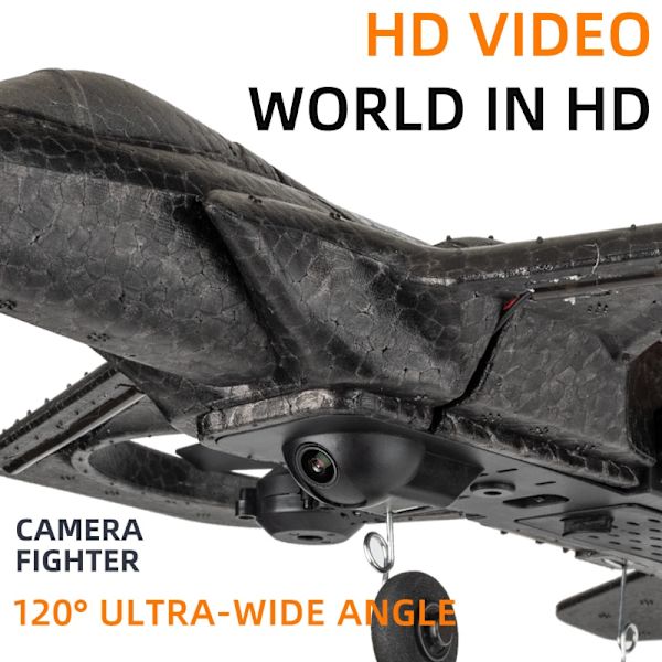 X66 Foam RC Flygplan med 108p 120° vidvinkelkamera Radiostyrd Palne fjärrkontroll Flygplan Fighter Drone Leksaker för pojkar With 4 Bat