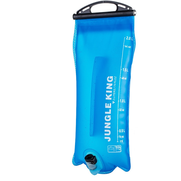 Jungle King Ny J12 vattenreservoar Vattenblåsa Hydration Pack Förvaringspåse BPA-fri 1,5L 2L 3L Running Hydration Väst Ryggsäck 2L Water Bag2