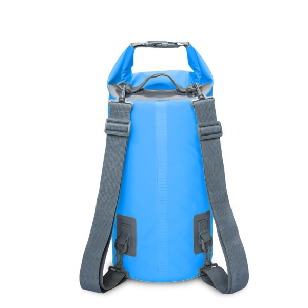 Dubbelbälte PVC Vattentät väska 5L 10L 20L Utomhus SKY BLUE 20L