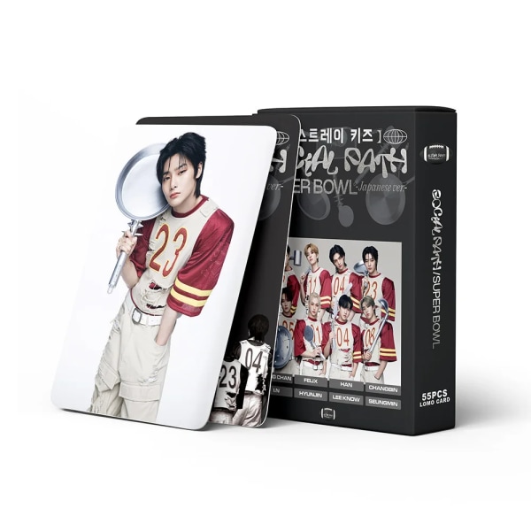 55st/box Kpop Stray Kids Nytt album Social Path lomo-kort (G)I-DLE Nytt album HEAT Fotokort Student Samlarkort För SK-4
