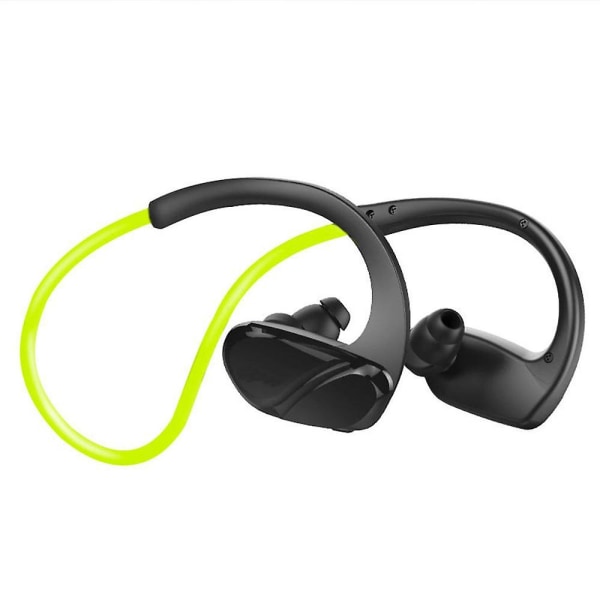 Bluetooth hörlurar Svettavvisande Bluetooth 5.0 sporthörlurar med in-ear-hörlurar med mikrofon för Ios Android Green