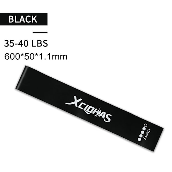 Träning Fitness Gummi Träning Gym Styrka Motstånd Band Pilates Sport Gummi Fitness Band Crossfit Träningsutrustning Heavy 600MM