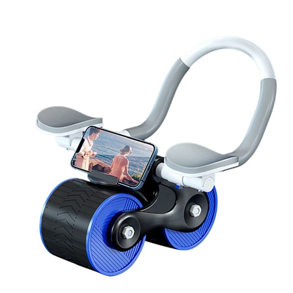 Ab Roller Wheel Abdomen Roller Automatisk Rebound M Blue no timer