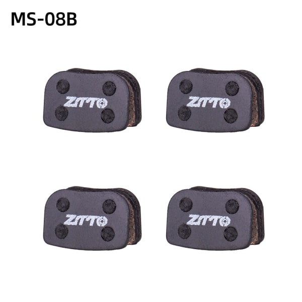 ZTTO MTB 4 par halvmetalliska skivbromsbelägg för cykel för M8020 M6100 MT200 Universal E9 DB ER MT6 MT4 Cykeltillbehör MS-08B