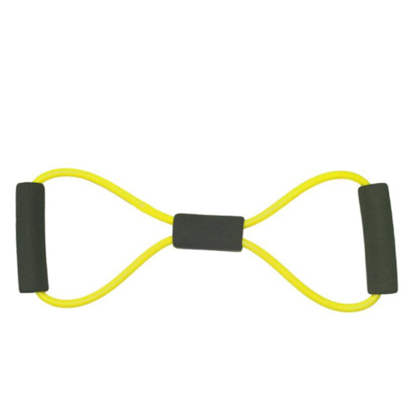 Mycket elastiskt yogarep Tpe Fitness 8-ords bröstexpanderrep Hållbart motståndsband Tränade muskler Spännrep yellow