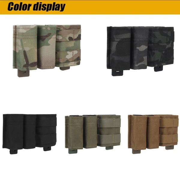 Tactical Magazine Pouch 5,56+9MM Mag Pouch MOLLE Jakthölster med KYWI Kilinsats Jakttillbehör BK