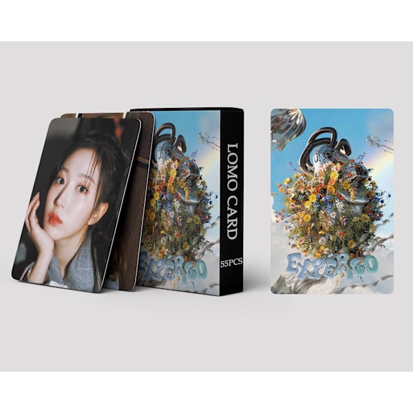 NMIXX Fotokort 55 st NMIXX Expergo Novel Album Lomo Card NMIXX Mini Fotokort NMIXX Poster Cards for Fans (Expergo 2)