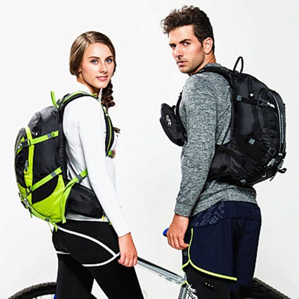 Cykelryggsäck 20L med vattenpåse Cover Vattentät ryggsäck MTB Cykelväskor Sport Camping Vandring Hydration Cykelryggsäck Bicycle Backpack