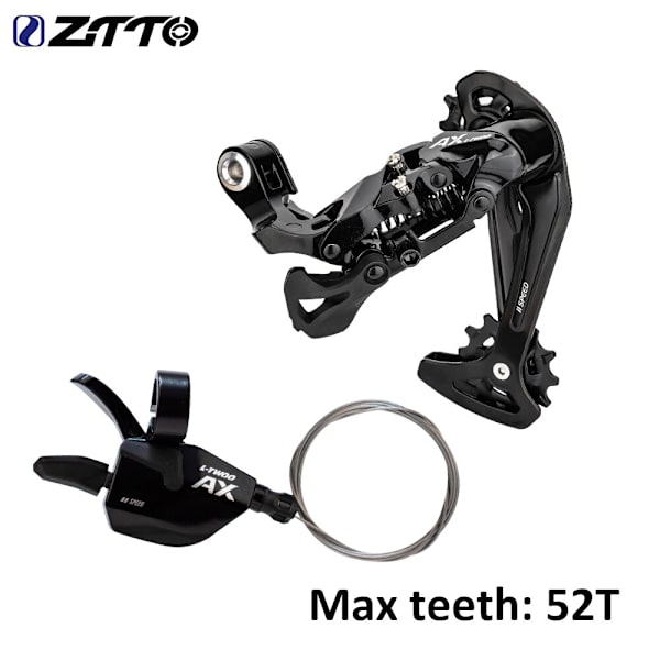 ZTTO MTB Bike 11 Speed ​​Shifter Bakväxel Lång Cage 11S Vevgruppset 11V Komplett Kit 1X11 System Cykelkomponenter 1x11 Long cage set