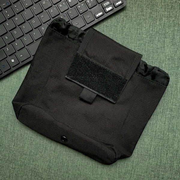 Vikbar Tactical Molle Magazine Dump Drop Pouch Vikbar militär utomhusjakt Utility Recovery EDC Tool Ammo Midjeväska DE