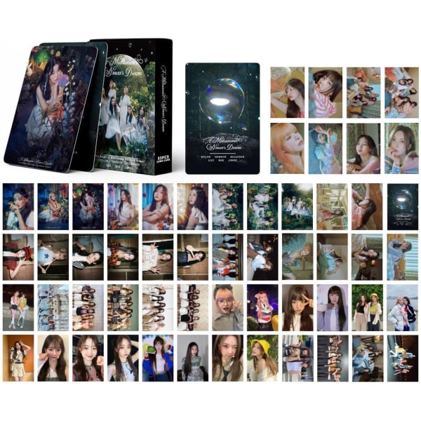 55st NMIXX Lomo Cards NMIXX Photocards NMIXX En midsommar NMIXX's Dream New Album NMIXX Vykort Present till fans